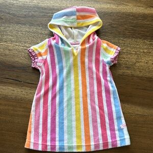 Ruffle Butt Rainbow cover up